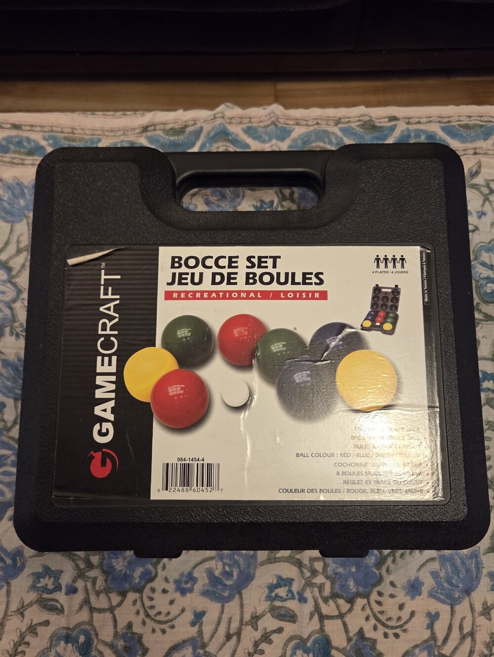 Craft GameCraft Bocce Set with Yellow, Red, Green, Black Balls
